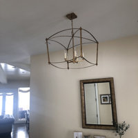 Olive 5 Light Metal Dimmable Lantern Chandelier & Reviews Olive 5 Light Metal Dimmable Lantern Chandelier & Reviews